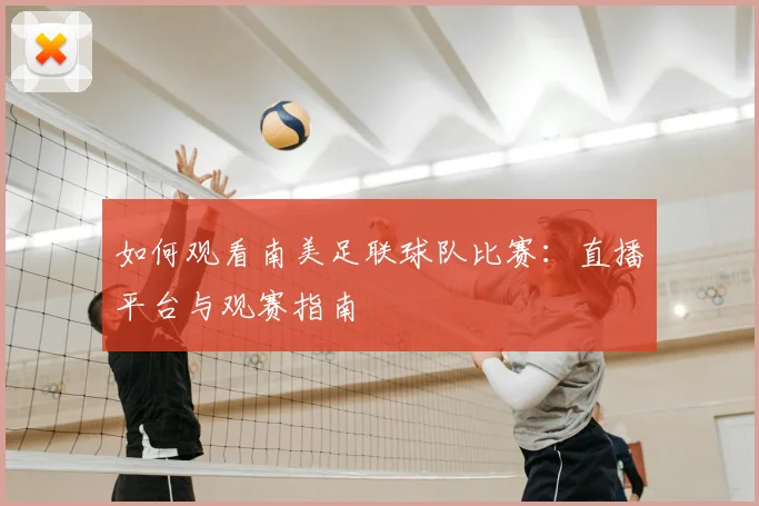 如何观看南美足联球队比赛：直播平台与观赛指南